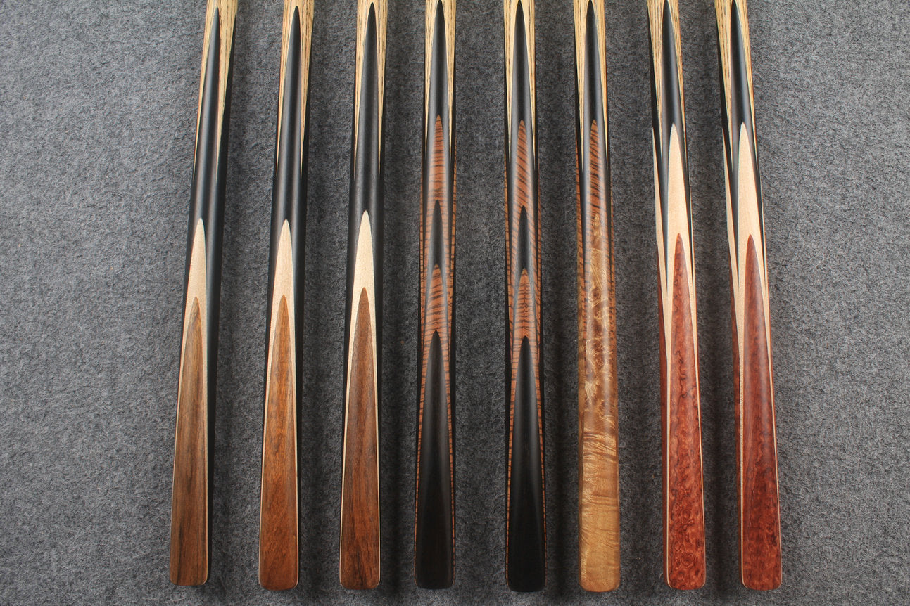 1 piece ash snooker cue # 7521- # 7528 WOODS CUES