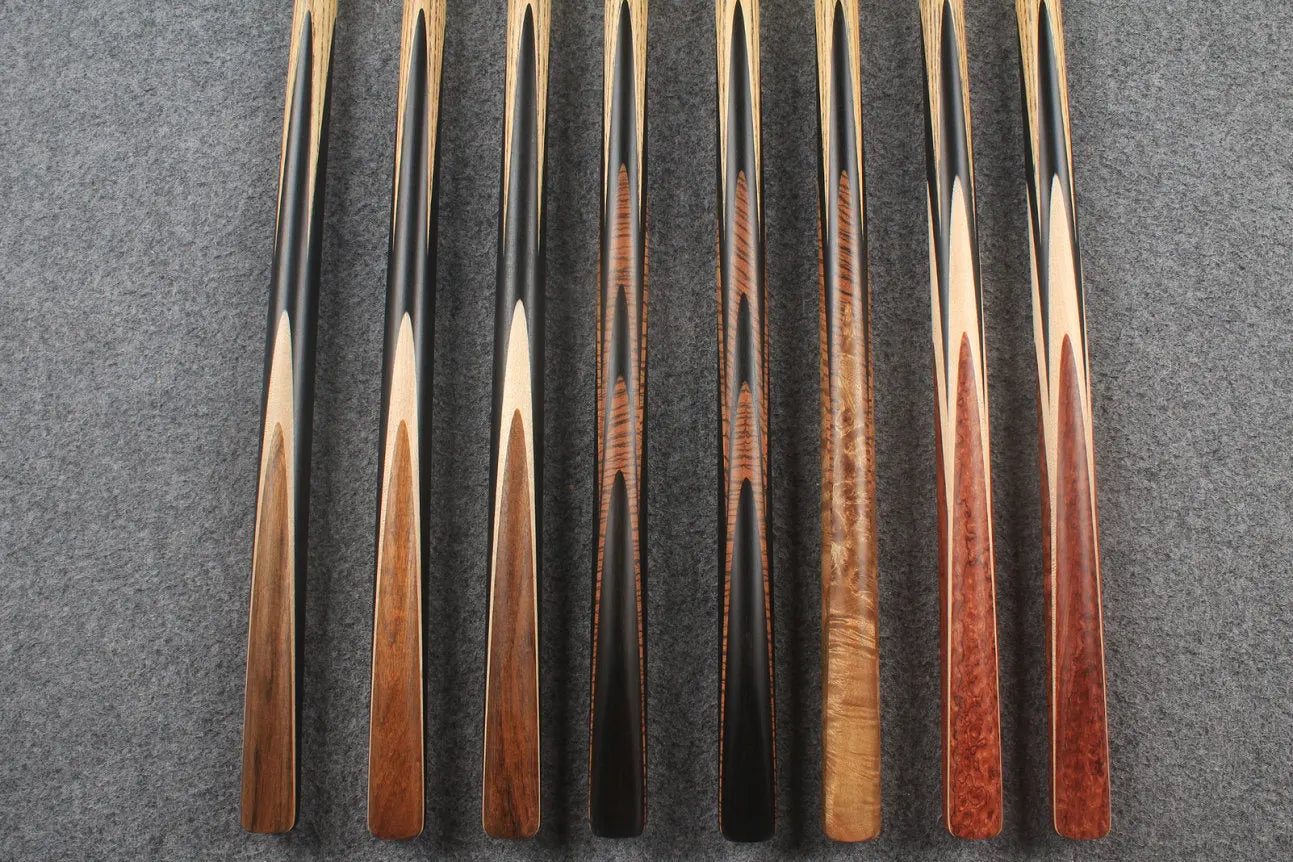 1 piece ash snooker cue # 7521- # 7528 WOODS CUES