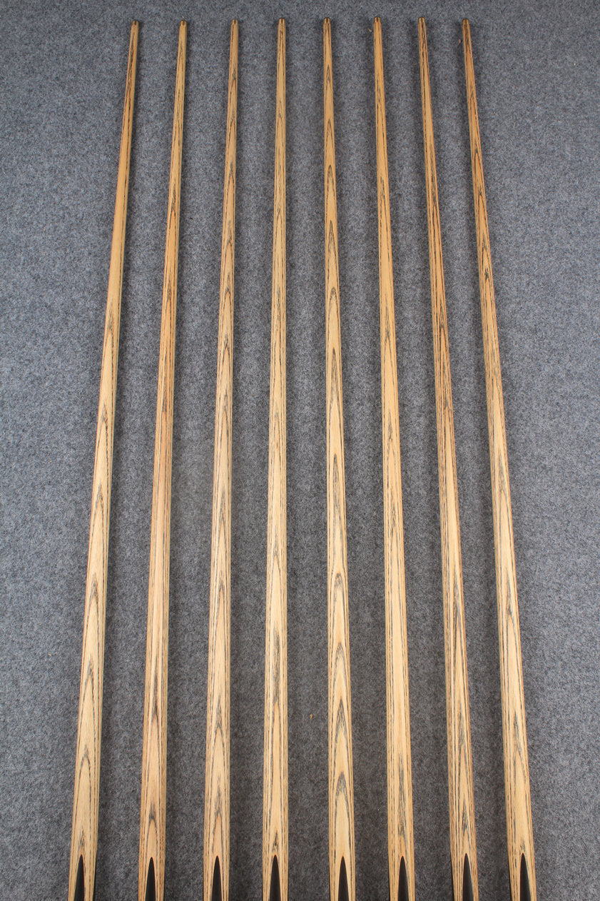1 piece ash snooker cue # 7521- # 7528 WOODS CUES