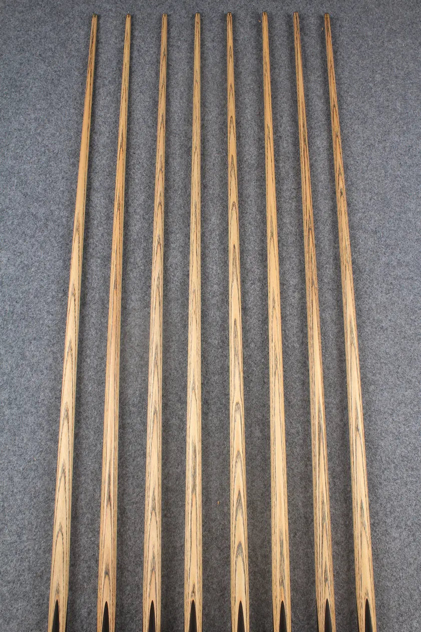 1 piece ash snooker cue # 7521- # 7528 WOODS CUES