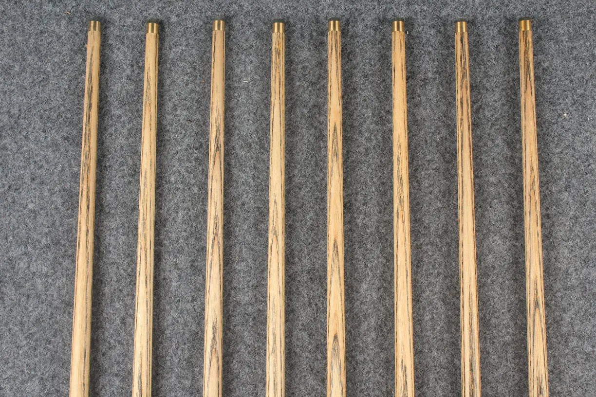 1 piece ash snooker cue # 7521- # 7528 WOODS CUES