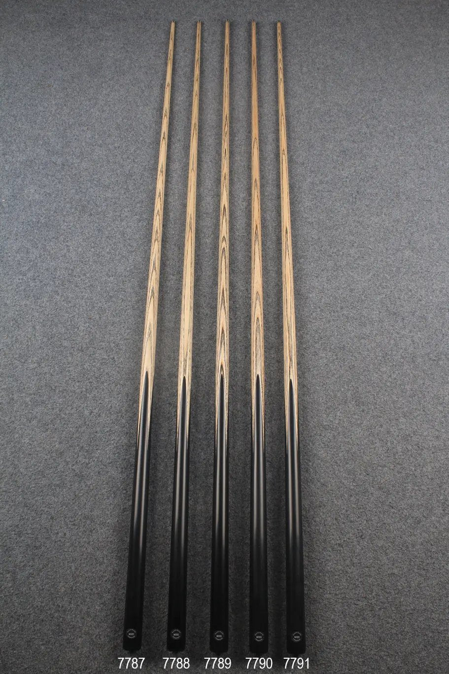 1 piece ash snooker cue #7787- #7791