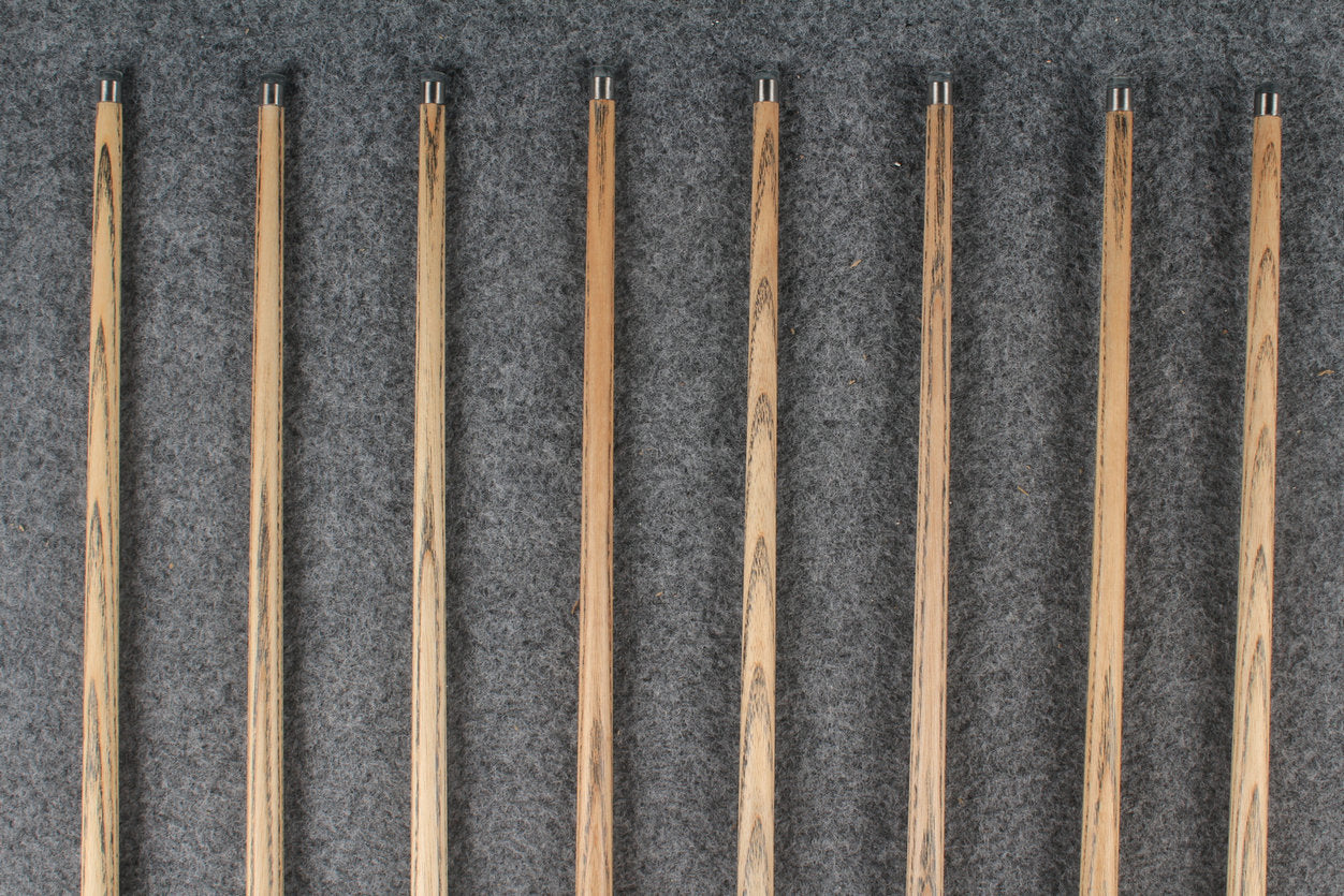 1 piece ash inlay snooker cue #7844-#7851 WOODS CUES