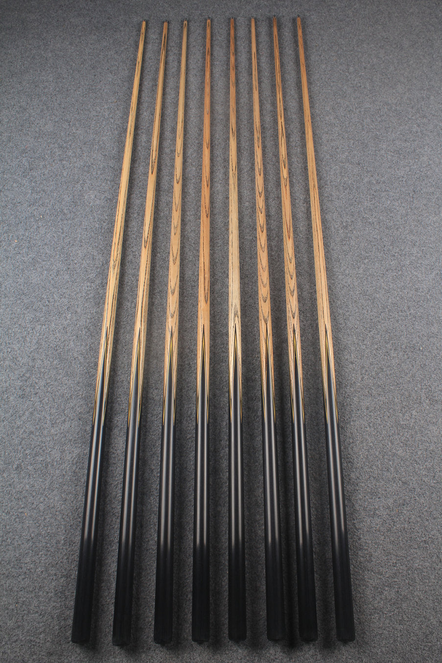 1 piece ash inlay snooker cue #7844-#7851 WOODS CUES