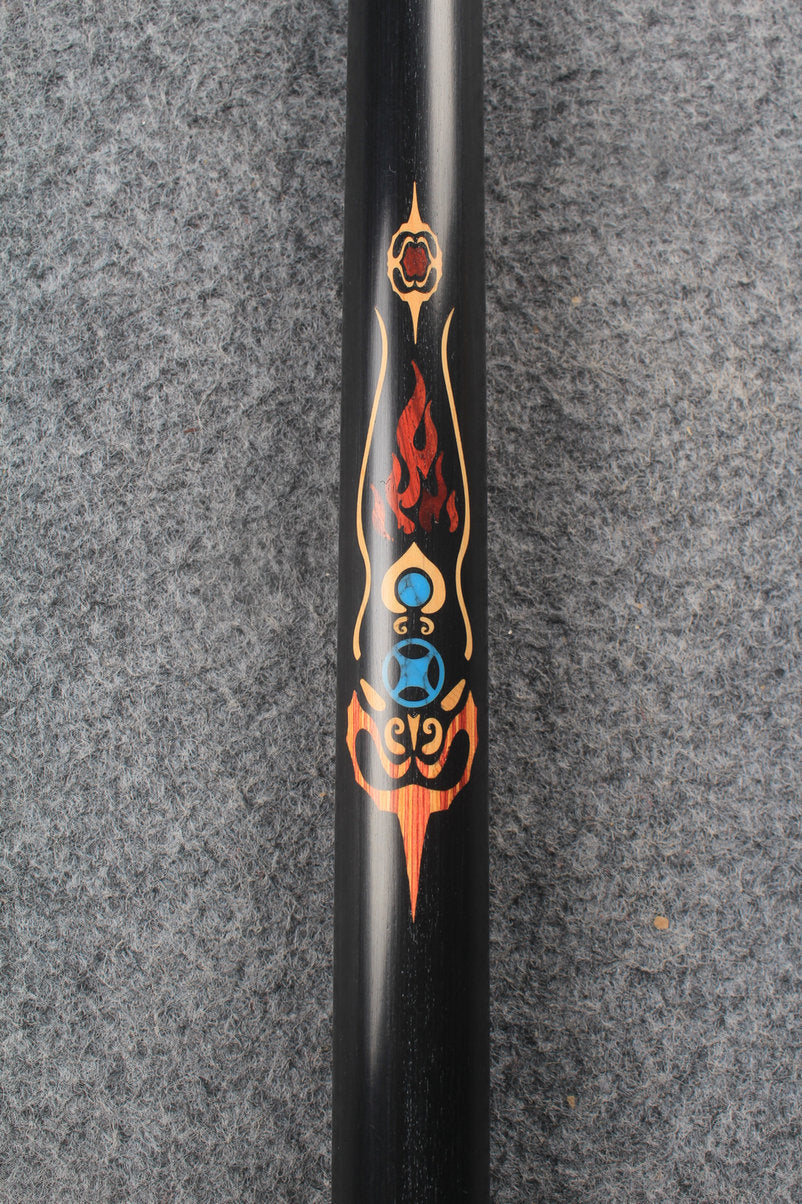 1 piece ash inlay snooker cue #7844-#7851 WOODS CUES