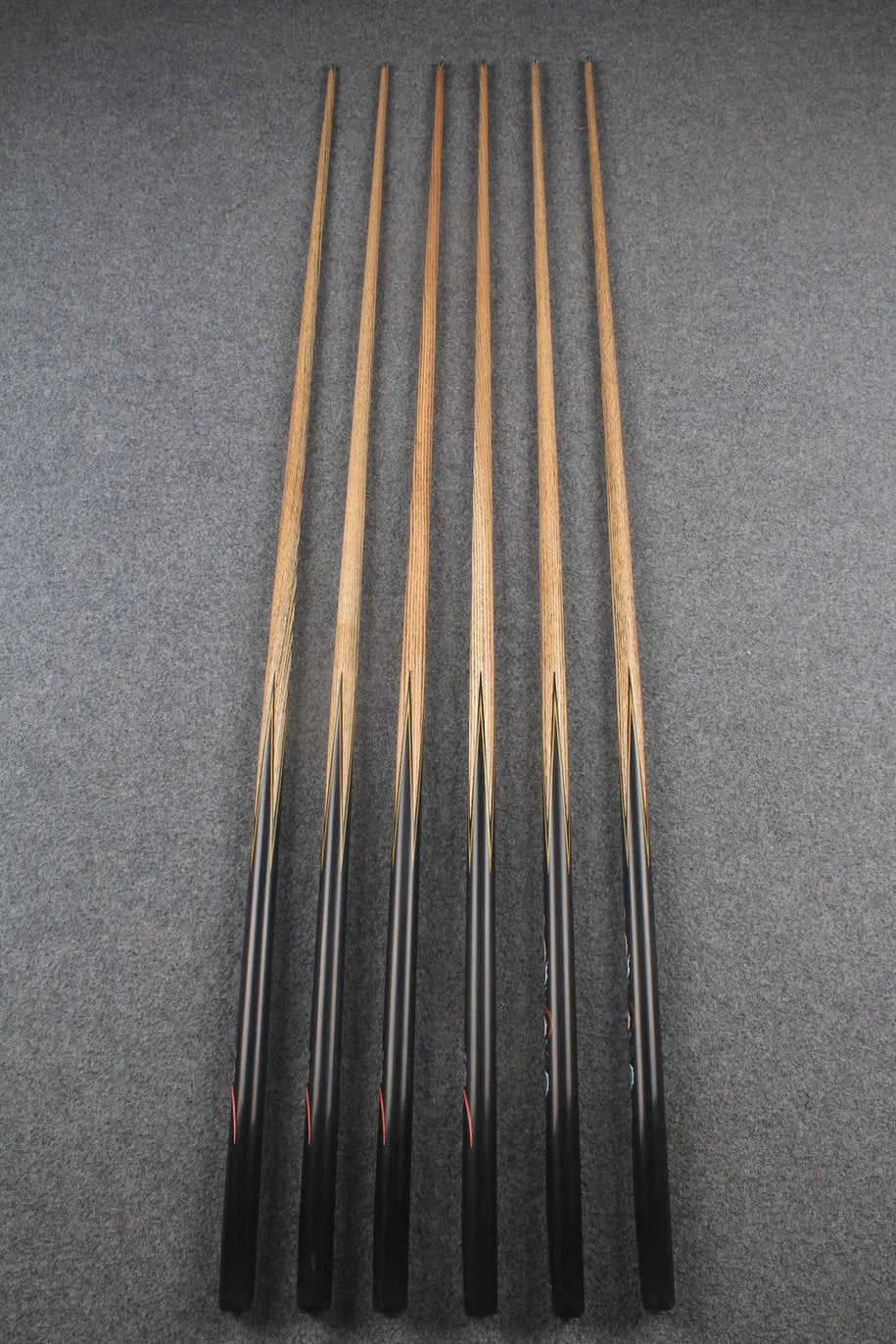 1 piece ash inlay snooker cue #7852-#7857 WOODS CUES