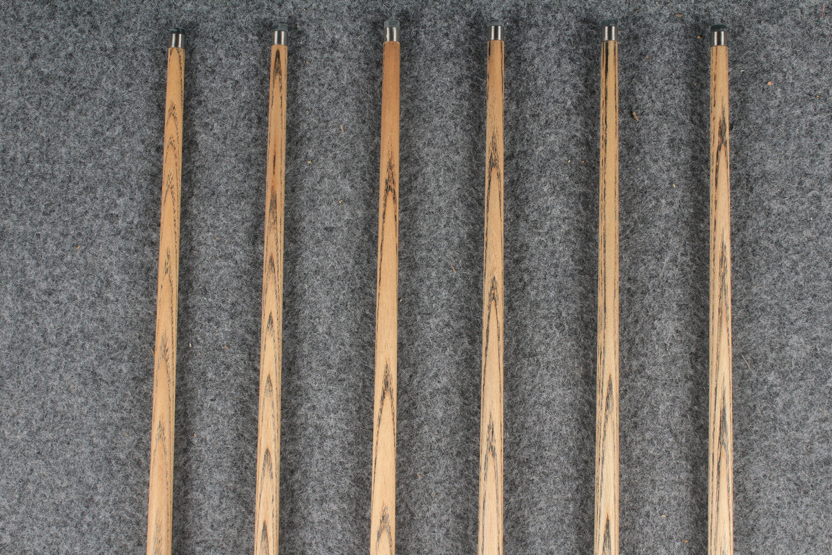 1 piece ash inlay snooker cue #7858-#7863 WOODS CUES