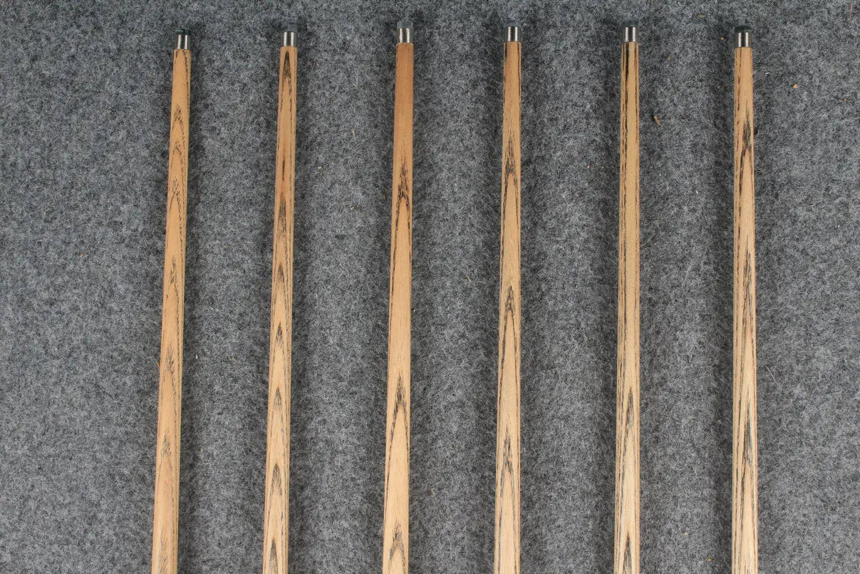 1 piece ash inlay snooker cue #7858-#7863 WOODS CUES