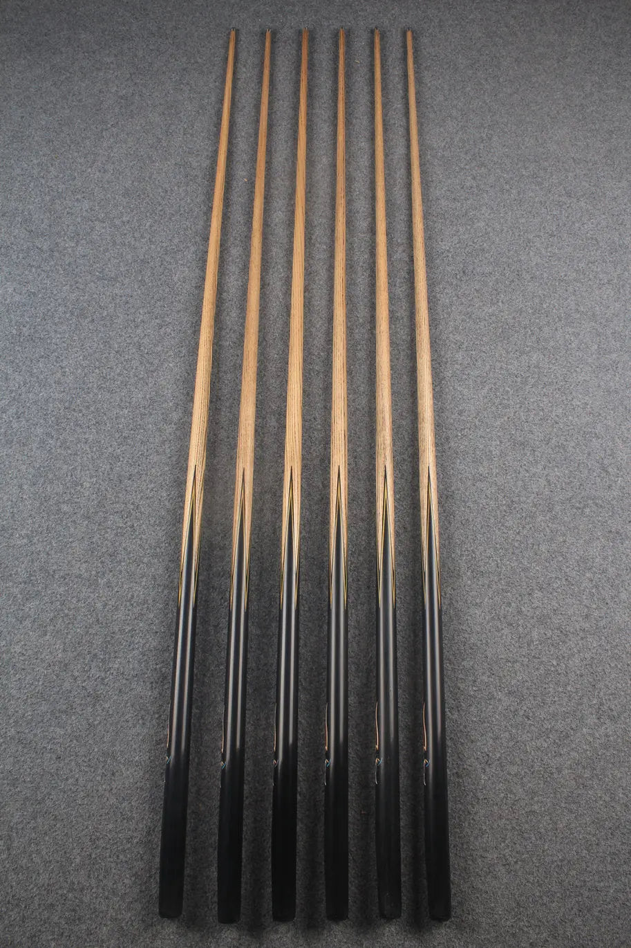 1 piece ash inlay snooker cue #7858-#7863 WOODS CUES