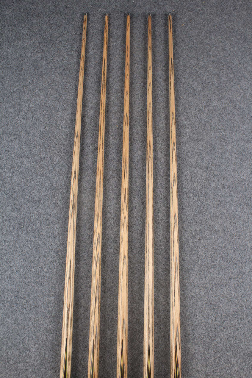 1 piece ash inlay snooker cue #7864-#7868 WOODS CUES