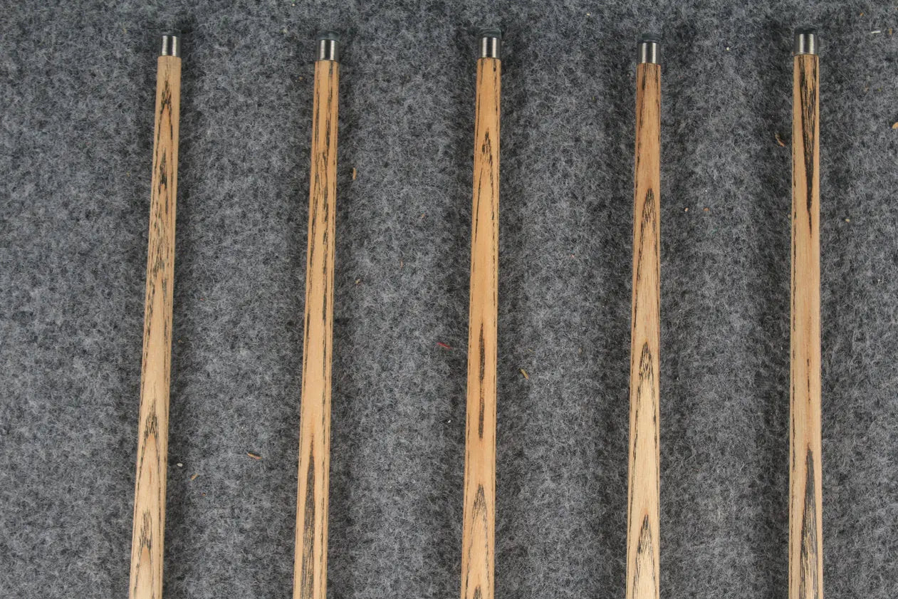 1 piece ash inlay snooker cue #7864-#7868 WOODS CUES