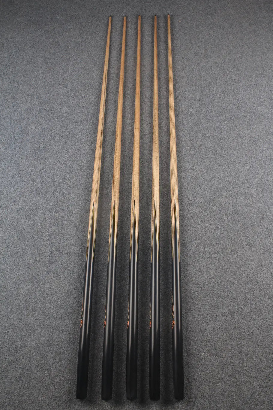 1 piece ash inlay snooker cue #7864-#7868 WOODS CUES