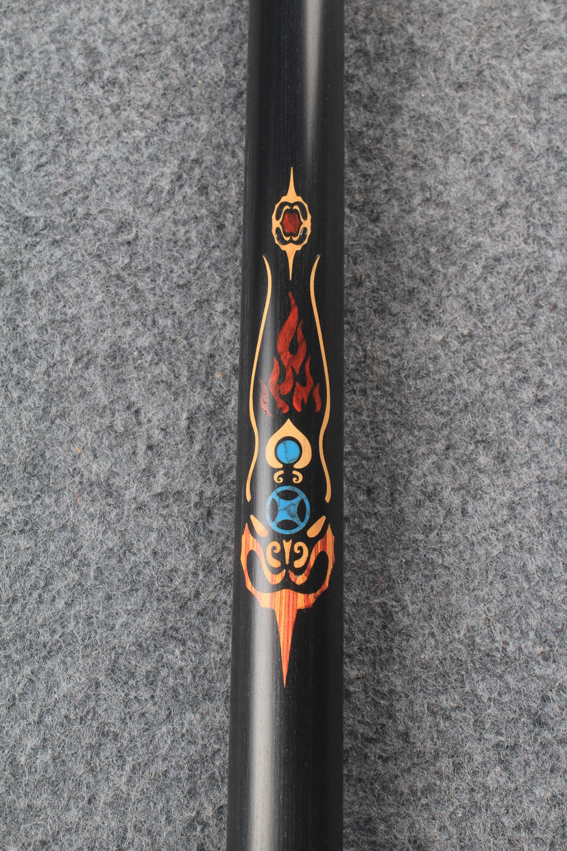 1 piece ash inlay snooker cue  #7864-#7868