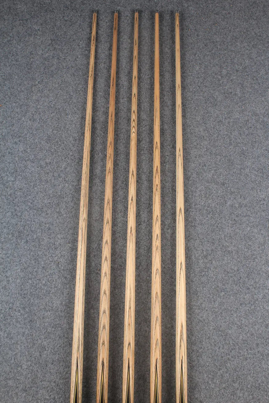 1 piece ash inlay snooker cue #7869-#7873 WOODS CUES