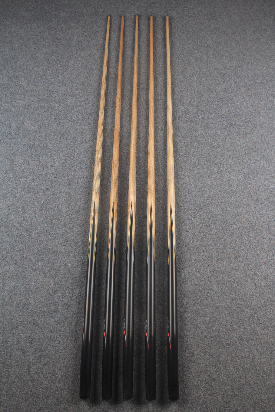 1 piece ash inlay snooker cue #7869-#7873 WOODS CUES