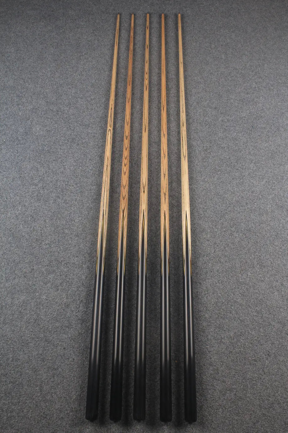 1 piece ash inlay snooker cue #7869-#7873 WOODS CUES