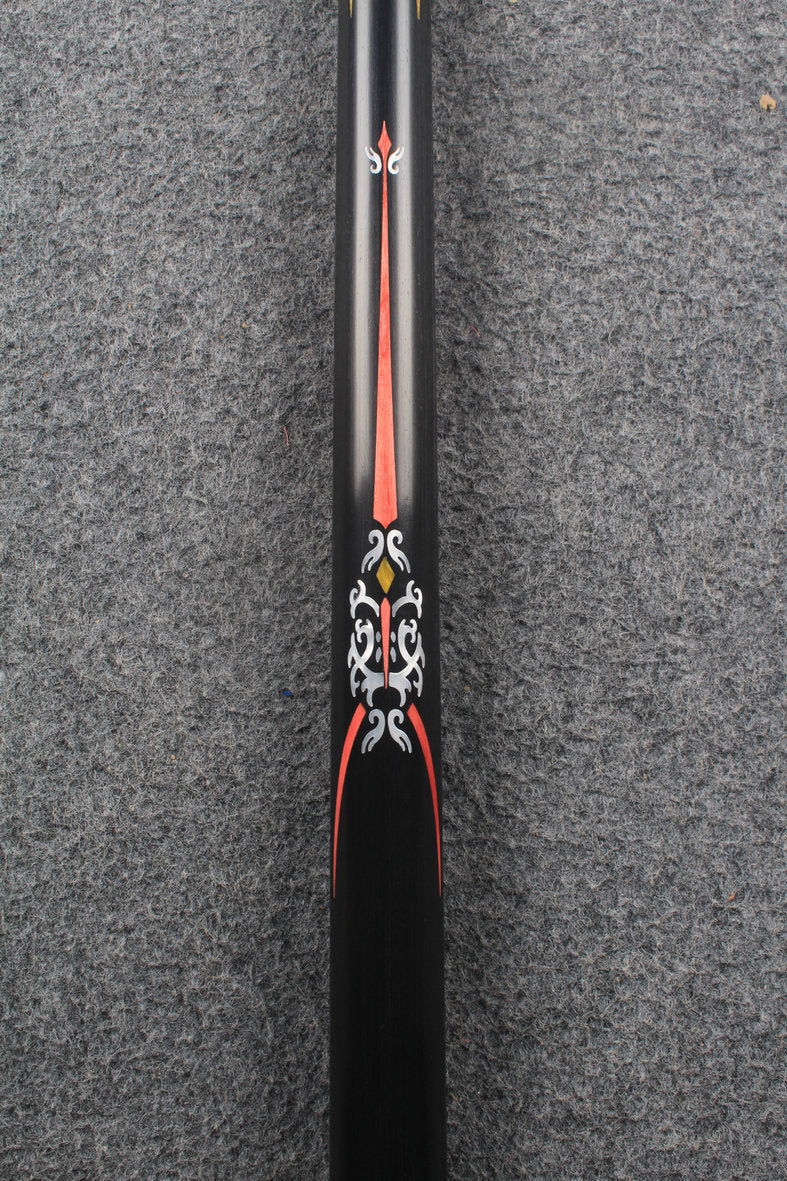 1 piece ash inlay snooker cue #7869-#7873 WOODS CUES