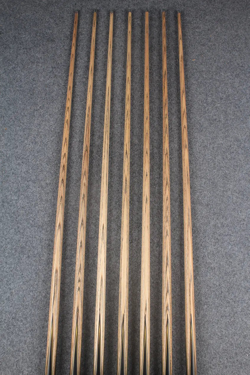 1 piece ash inlay snooker cue #7874-#7880 WOODS CUES
