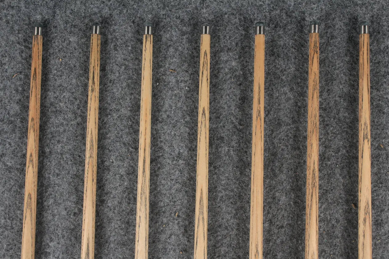 1 piece ash inlay snooker cue #7874-#7880 WOODS CUES