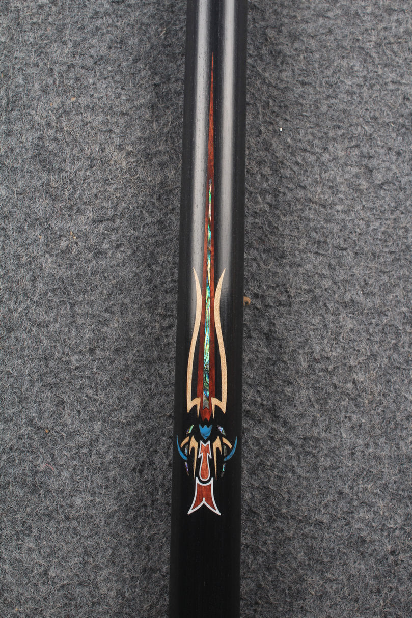 1 piece ash inlay snooker cue #7874-#7880 WOODS CUES