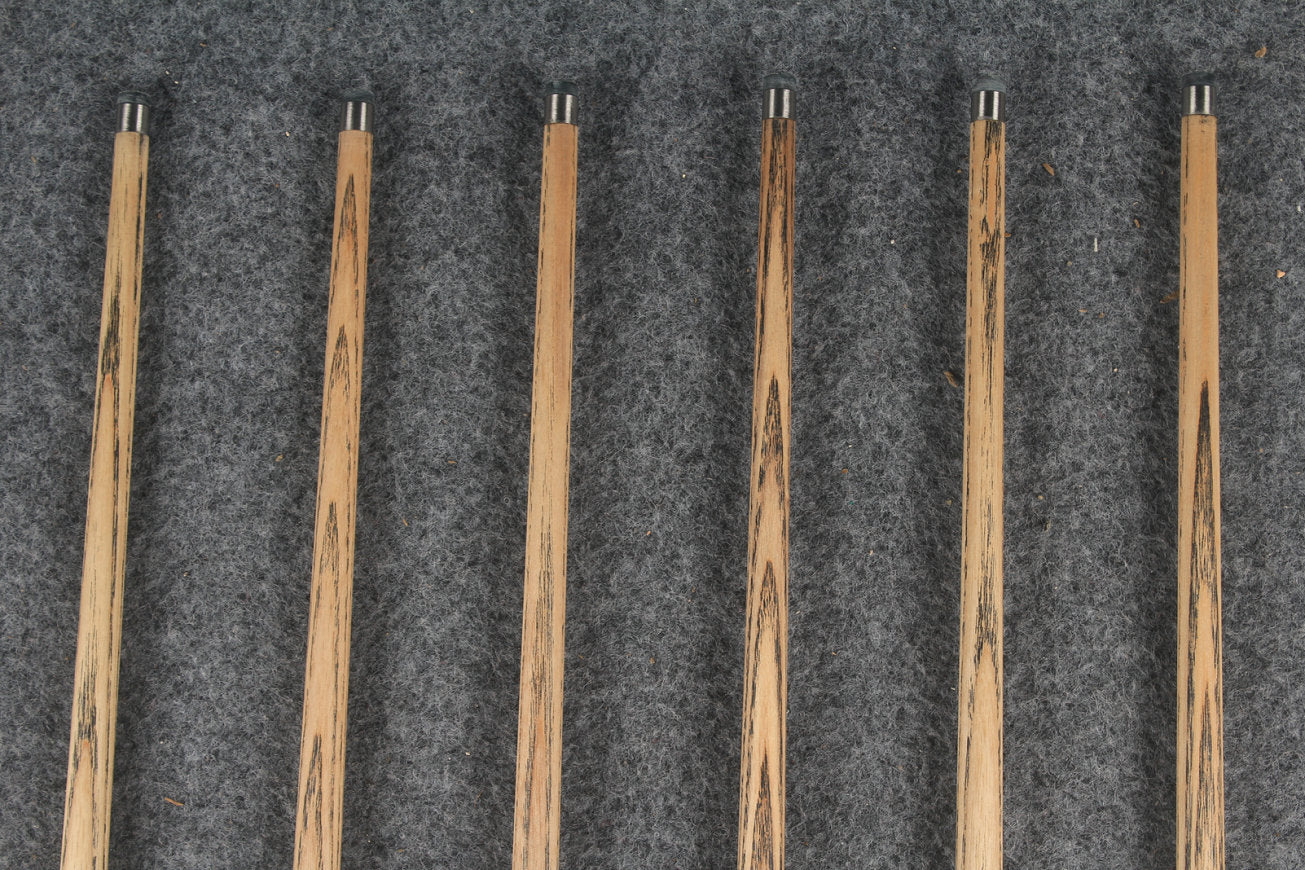 1 piece ash inlay snooker cue #7881-#7886 WOODS CUES