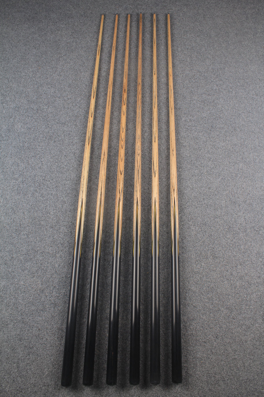 1 piece ash inlay snooker cue #7881-#7886 WOODS CUES