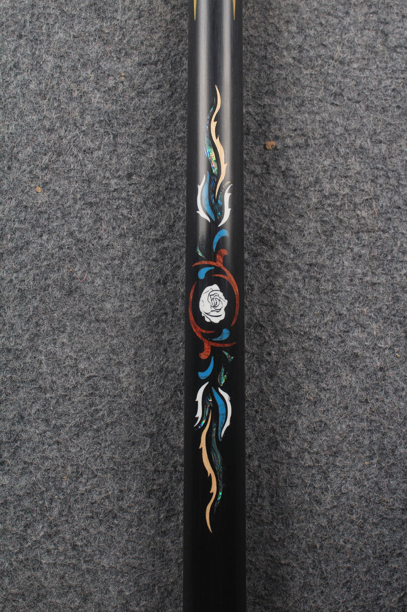 1 piece ash inlay snooker cue #7881-#7886 WOODS CUES