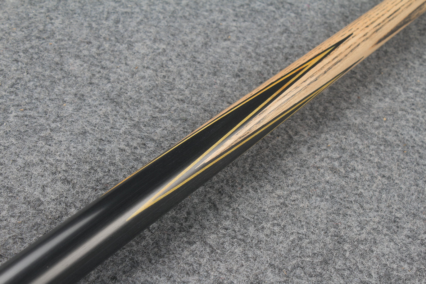 1 piece ash inlay english pool cue #7887-#7892 WOODS CUES