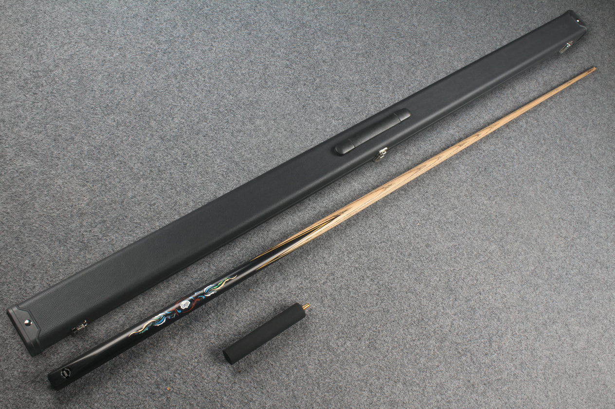 1 piece ash inlay english pool cue #7887-#7892 WOODS CUES