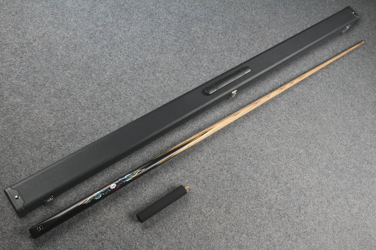 1 piece ash inlay english pool cue #7887-#7892 WOODS CUES