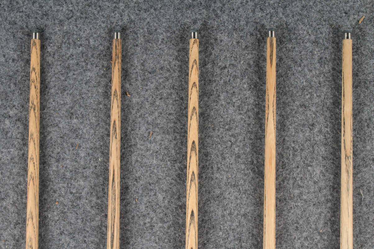 1 piece ash inlay english pool cue #7893-#7897 WOODS CUES