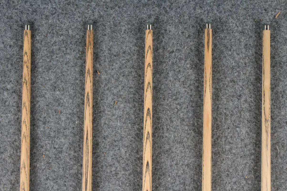 1 piece ash inlay english pool cue #7893-#7897 WOODS CUES