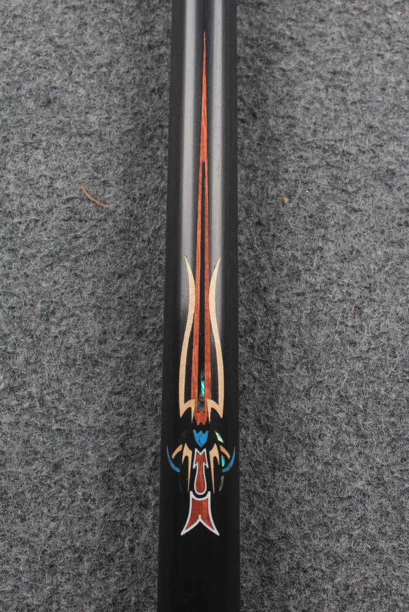 1 piece ash inlay english pool cue #7893-#7897 WOODS CUES