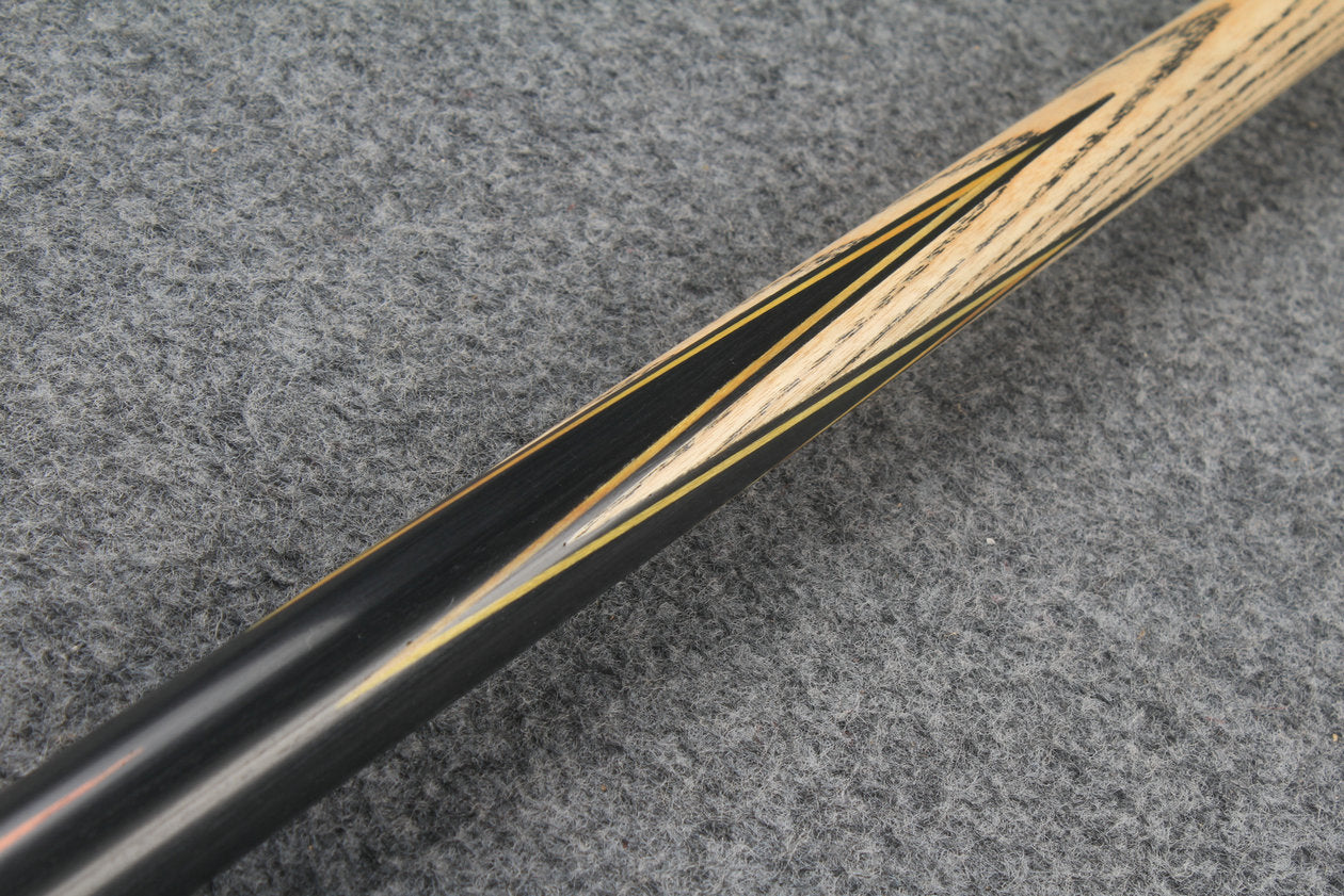 1 piece ash inlay english pool cue #7893-#7897 WOODS CUES