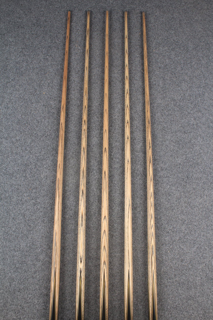 1 piece ash inlay english pool cue #7904-#7908 WOODS CUES