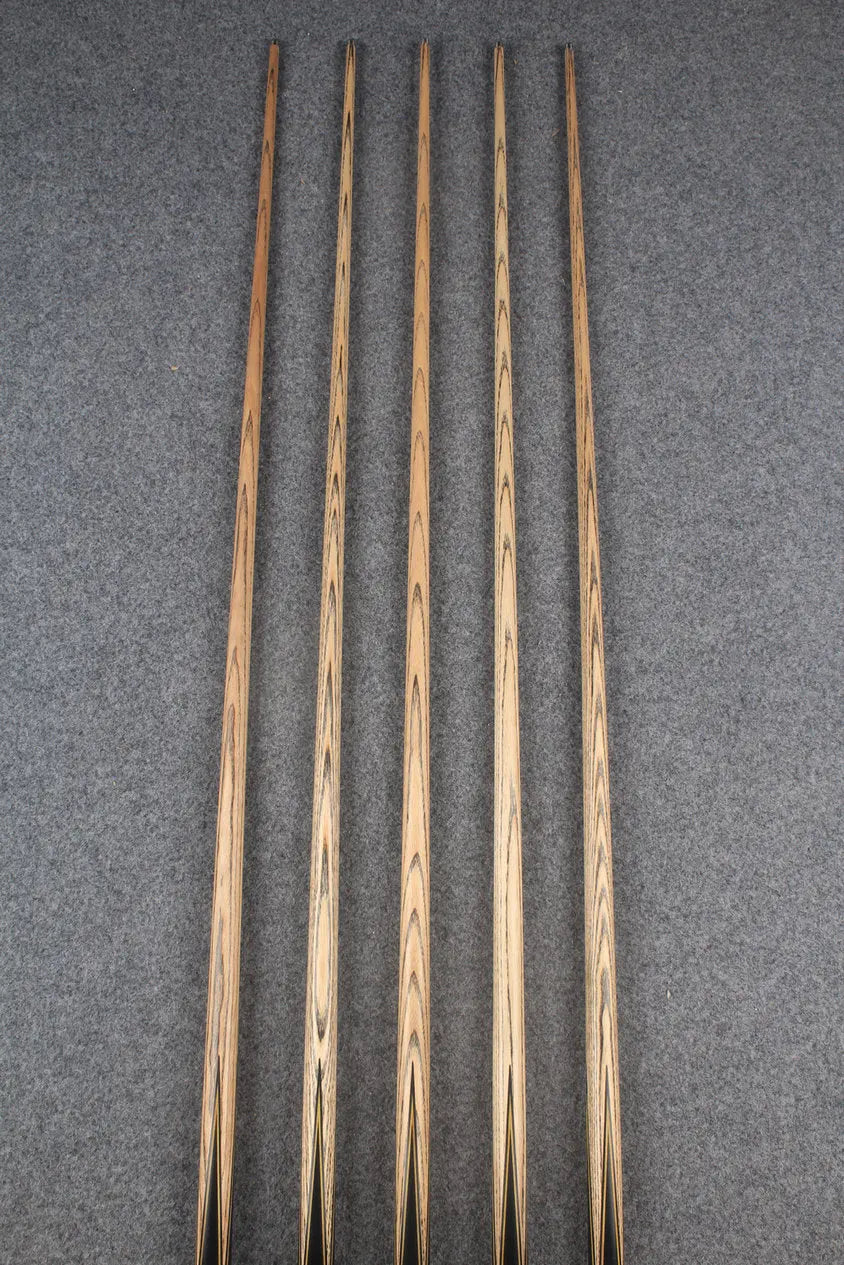 1 piece ash inlay english pool cue #7904-#7908 WOODS CUES