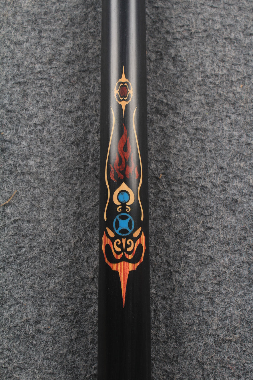 1 piece ash inlay english pool cue #7904-#7908 WOODS CUES