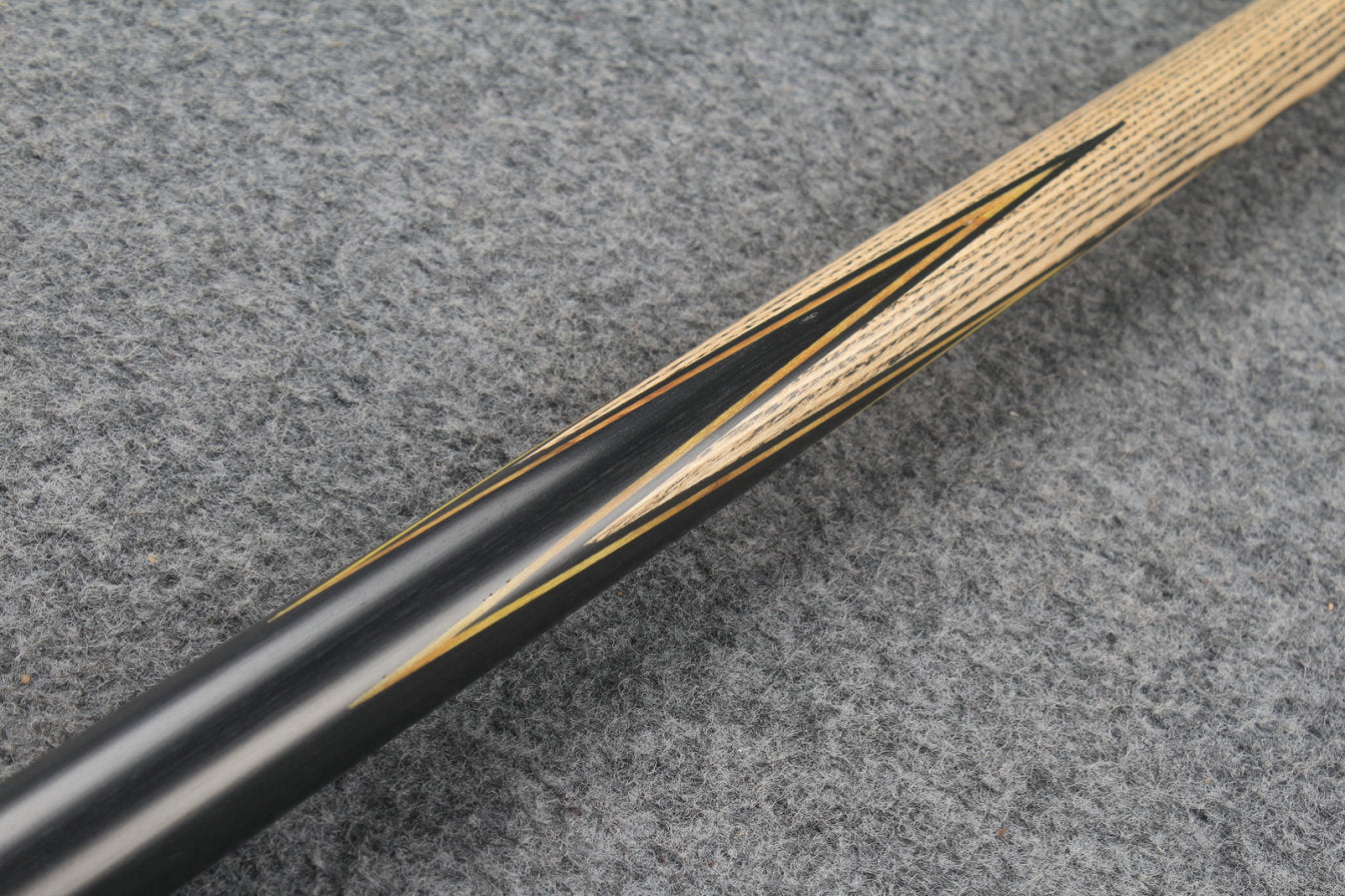 1 piece ash inlay english pool cue #7904-#7908 WOODS CUES