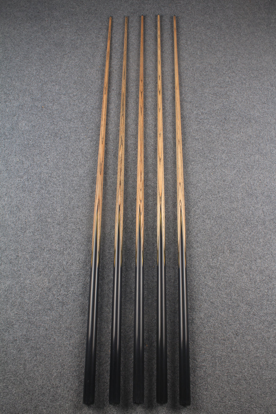 1 piece ash inlay english pool cue #7909-#7913