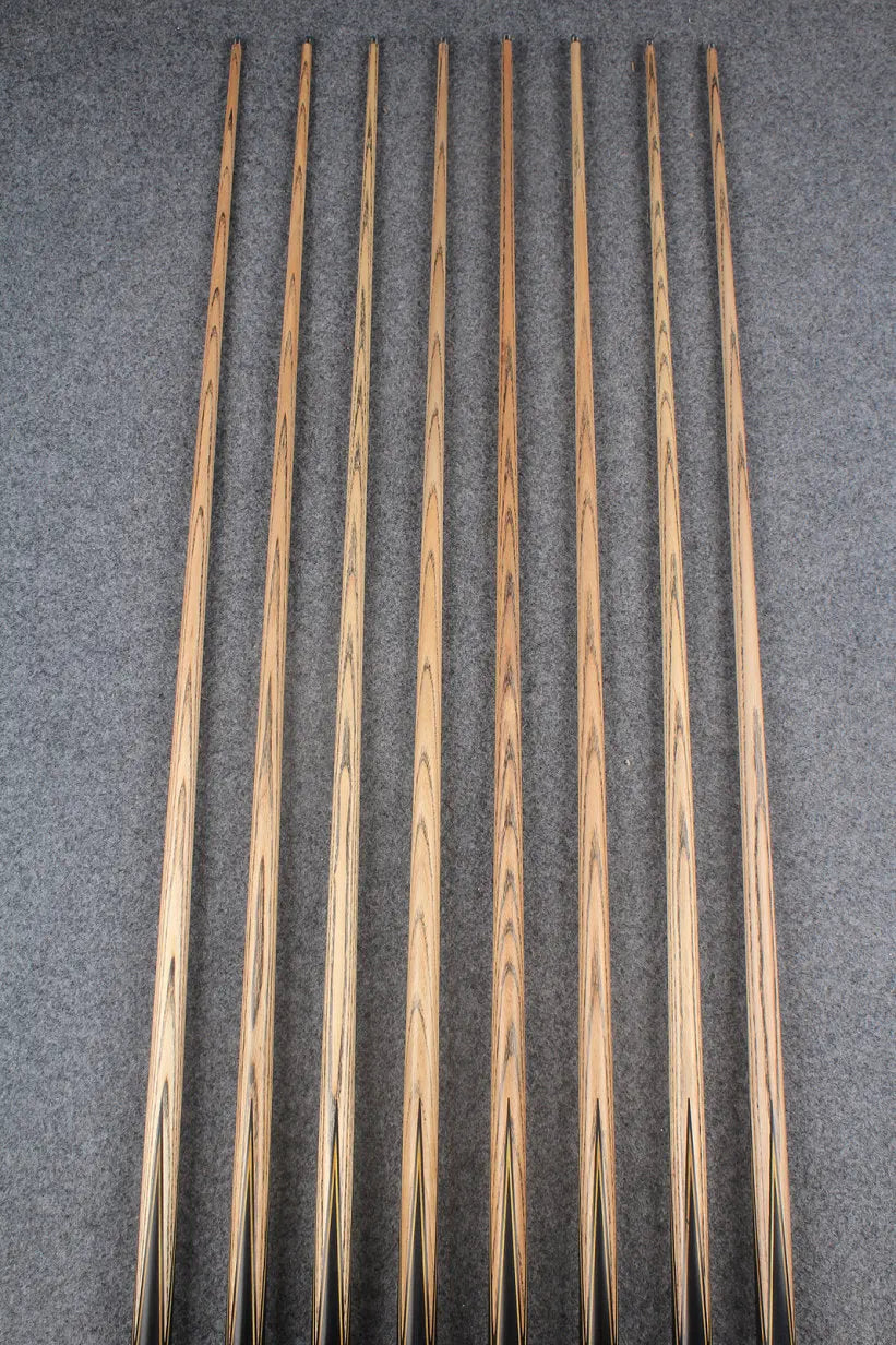 1 piece ash inlay english pool cue #7914-#7921 WOODS CUES