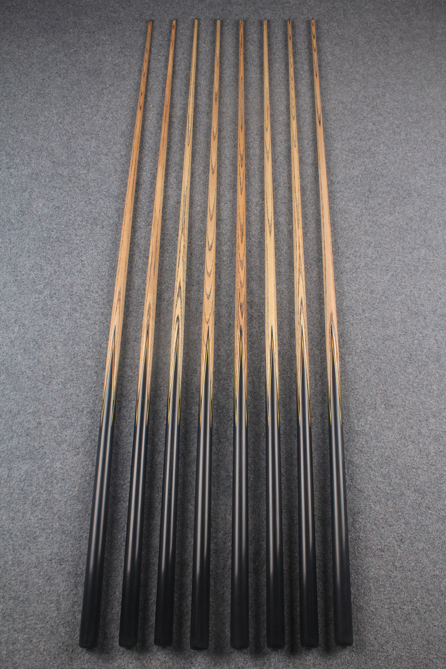 1 piece ash inlay english pool cue #7914-#7921