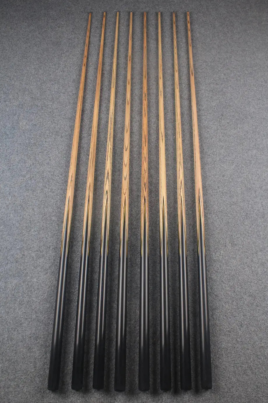 1 piece ash inlay english pool cue #7914-#7921 WOODS CUES