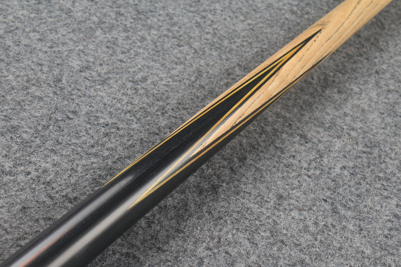 1 piece ash inlay english pool cue #7914-#7921 WOODS CUES