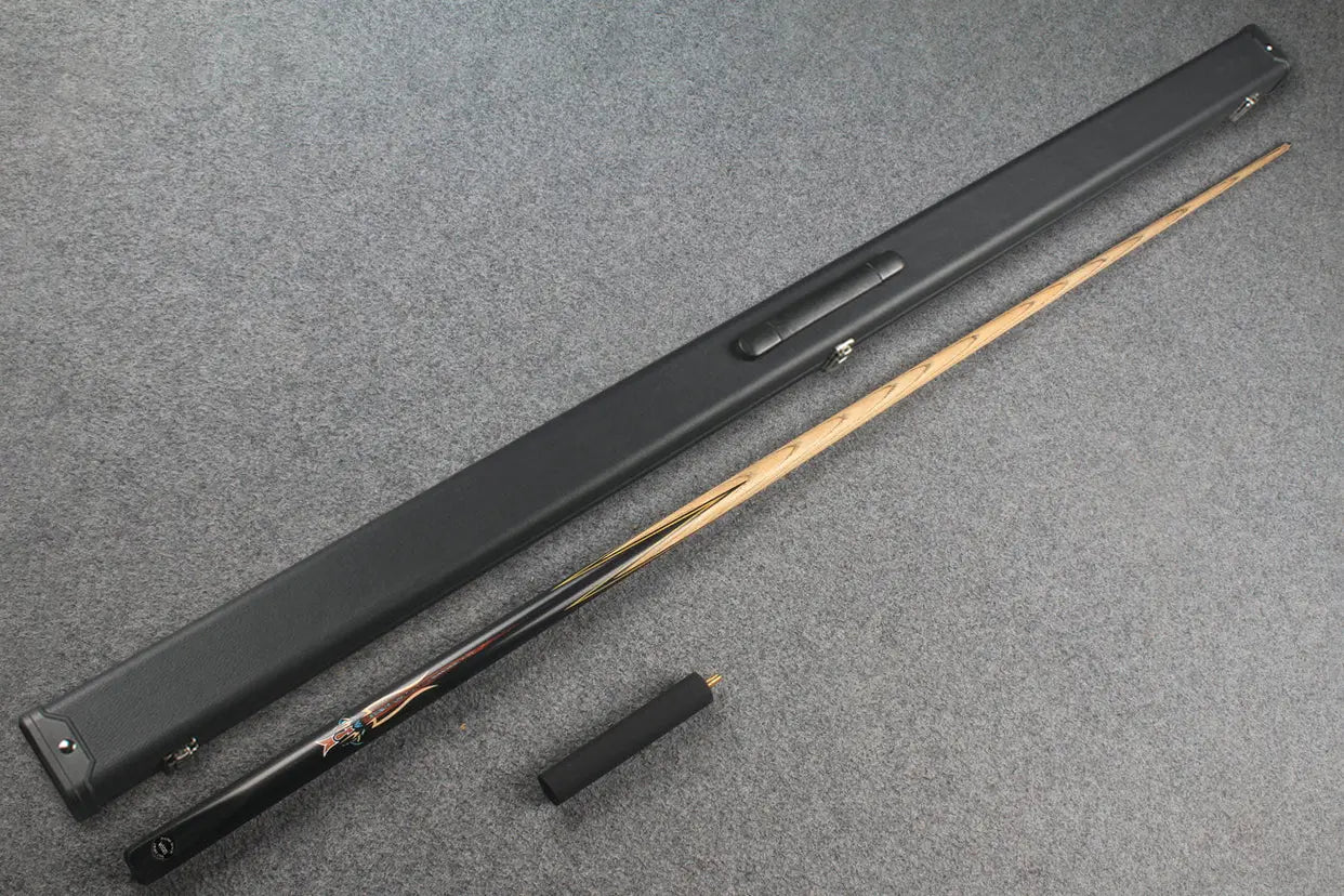 1 piece ash inlay english pool cue #7914-#7921 WOODS CUES