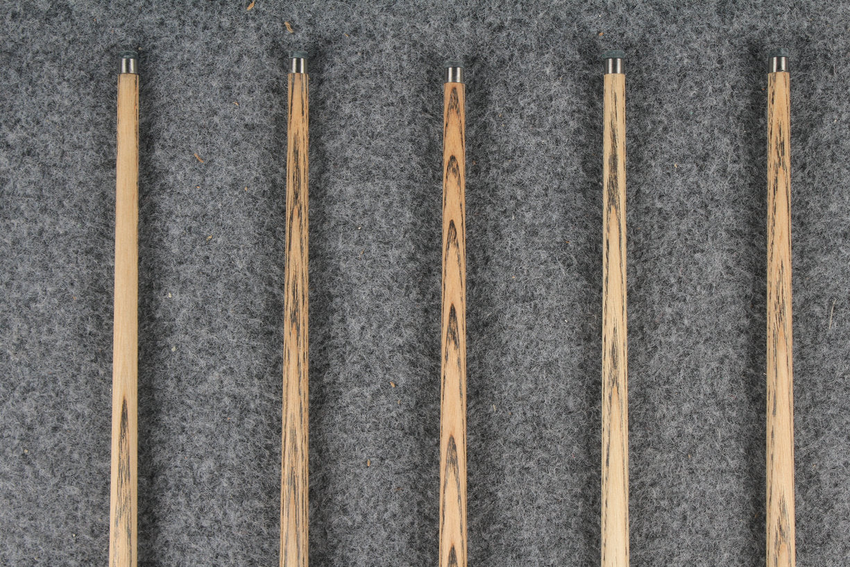 1 piece ash inlay english pool cue #7922-#7926