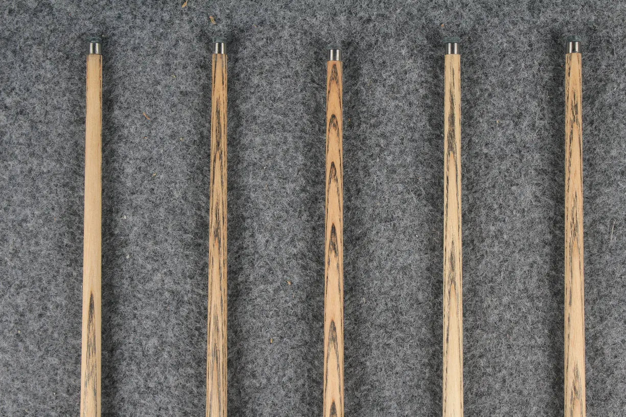 1 piece ash inlay english pool cue #7922-#7926 WOODS CUES