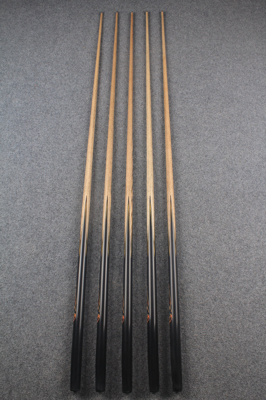 1 piece ash inlay english pool cue #7922-#7926 WOODS CUES