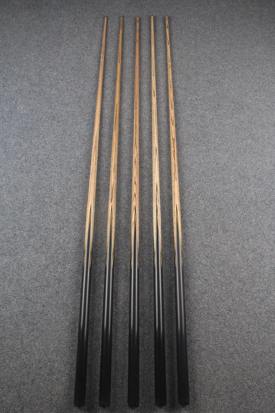 1 piece ash inlay english pool cue #7922-#7926 WOODS CUES