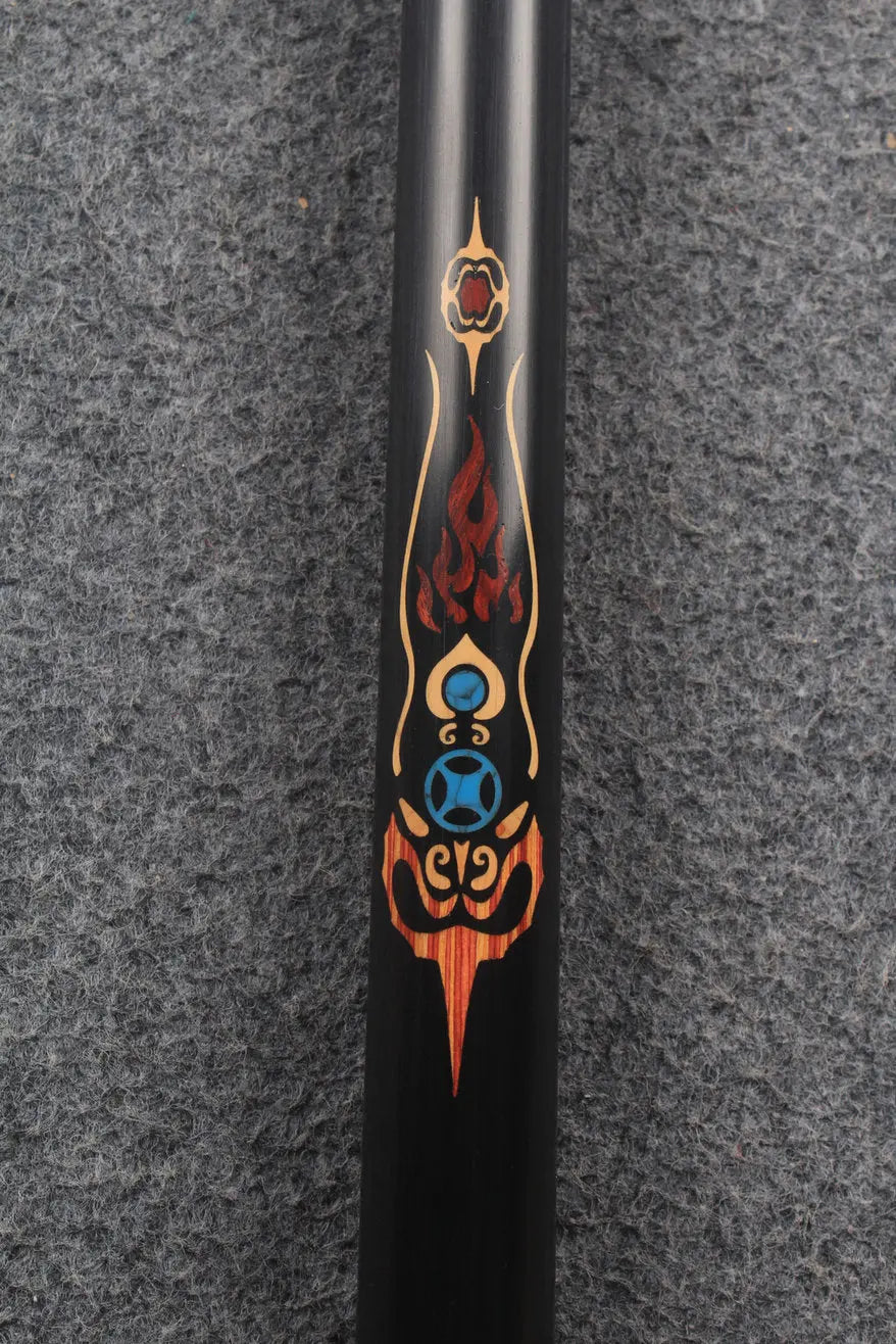 1 piece ash inlay english pool cue #7922-#7926 WOODS CUES