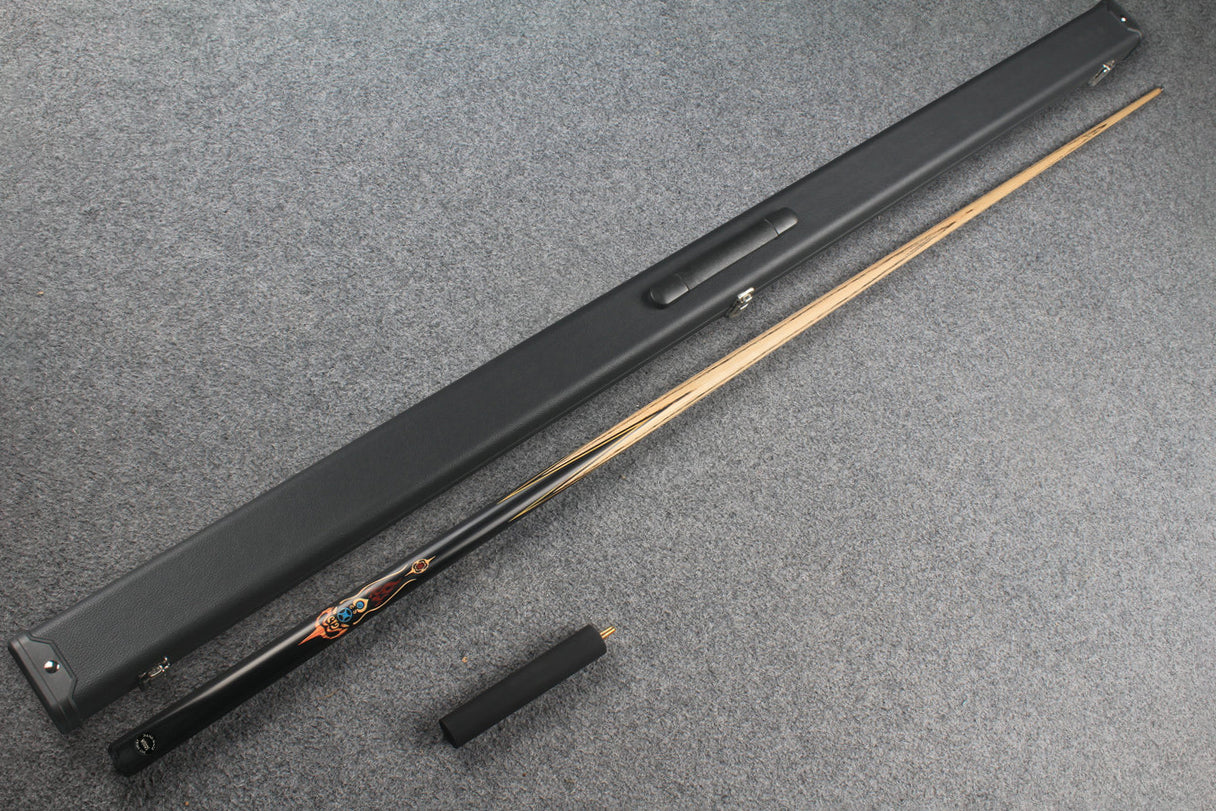 1 piece ash inlay english pool cue #7922-#7926 WOODS CUES